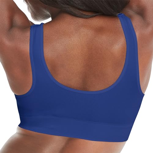 Hanes Women's Cozy Wireless Bra, Full-Coverage Pullover Bra, Seamless T-Shirt Bra