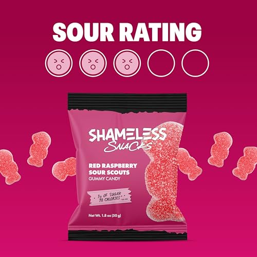 Shameless Snacks - Healthy Low Calorie Snacks, Low Carb Keto Gummies (Gluten Free Candy) - 6 Pack Super Variety Pack