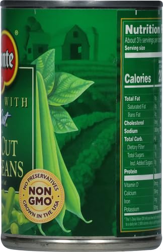 Del Monte Petite Cut Green Beans, 14.5 Oz, (Pack Of 12)