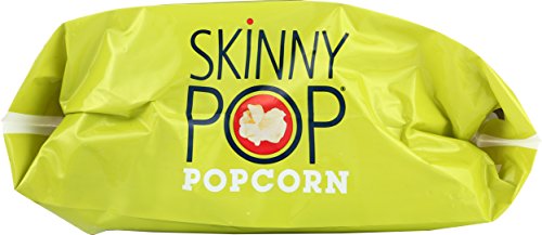 SkinnyPop Popcorn, Gluten Free, Dairy Free, Non-GMO, Healthy Snacks, Skinny Pop Original Popcorn Snack Packs, 0.65oz Individual Size Snack Bags (6 Count) (Packaging May Vary)