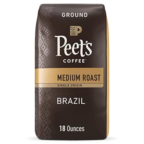 Peet's Coffee, Dark Roast Ground Coffee - Major Dickason's Blend 18 Ounce Bag