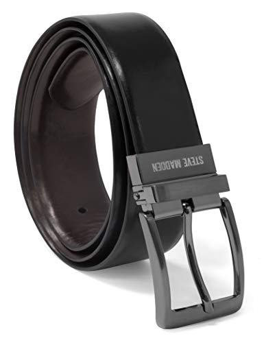 Steve Madden Men's Dress Casual Every Day Leather Belt