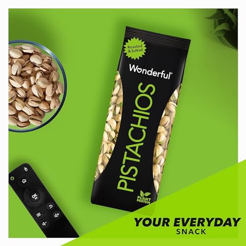 Wonderful Pistachios In Shell, Roasted and Salted Nuts, 48 Ounce Resealable Bag - Healthy Snack, Protein Snack, Pantry Staple