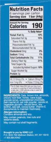 KIND Breakfast, Healthy Snack Bar, Almond Butter, Gluten Free Breakfast Bars, 8g Protein, 1.76 OZ Packs (6 Count)