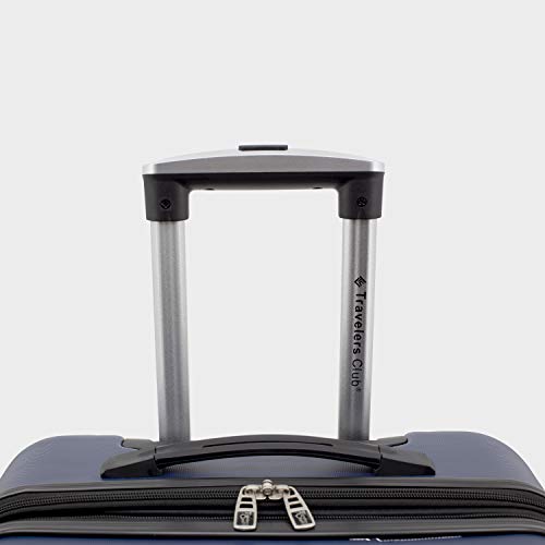 Travelers Club Chicago Hardside Expandable Spinner Luggages, Black, 20" Carry-On