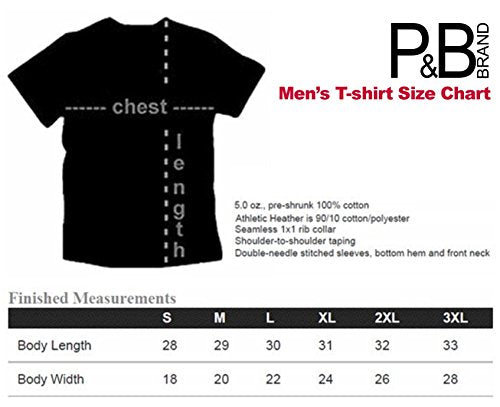 P&B Tuxedo White Funny Men's T-Shirt