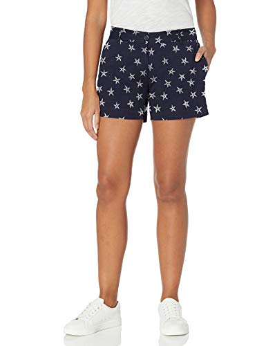 Nautica Women's Comfort Tailored Stretch Cotton Solid and Novelty Short