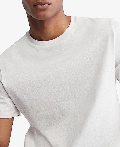 Calvin Klein Men's Smooth Cotton Solid Crewneck T-Shirt