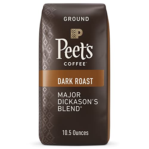 Peet's Coffee, Dark Roast Ground Coffee - Major Dickason's Blend 18 Ounce Bag