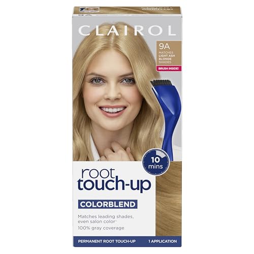 Clairol Root Touch-Up by Nice'n Easy Permanent Hair Dye, 4 Dark Brown Hair Color, Pack of 2