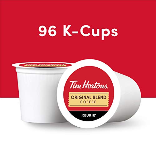 Tim Hortons Original Blend, Medium Roast Coffee, Single-Serve K-Cup Pods Compatible with Keurig Brewers, 72ct K-Cups, 12 Count (Pack of 6)