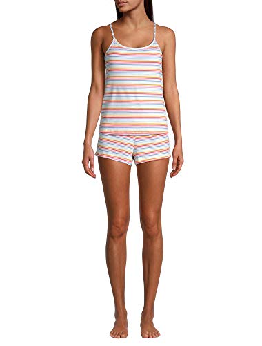 Calvin Klein Women's Carousel Logo Camisole & Shorts Pajama 2-Piece Set