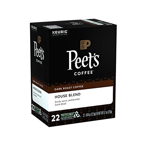 Peet's Coffee, Dark Roast K-Cup Pods for Keurig Brewers - Major Dickason's Blend 75 Count (1 Box of 75 K-Cup Pods)