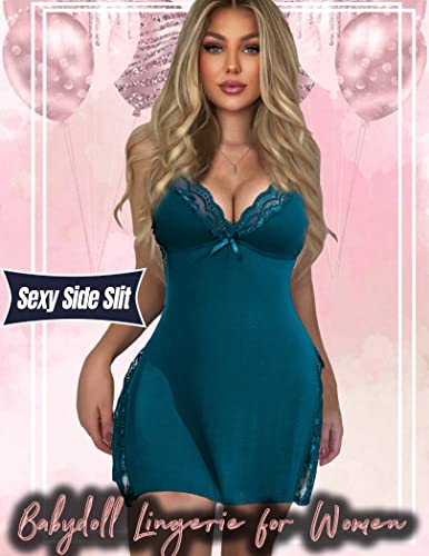 Avidlove Women's Lingerie Sexy Nightwear Spaghetti Strap Nightgown Babydoll Chemise