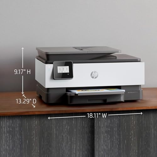 HP OfficeJet 8015e Wireless Color All-in-One Printer with 3 months of ink included