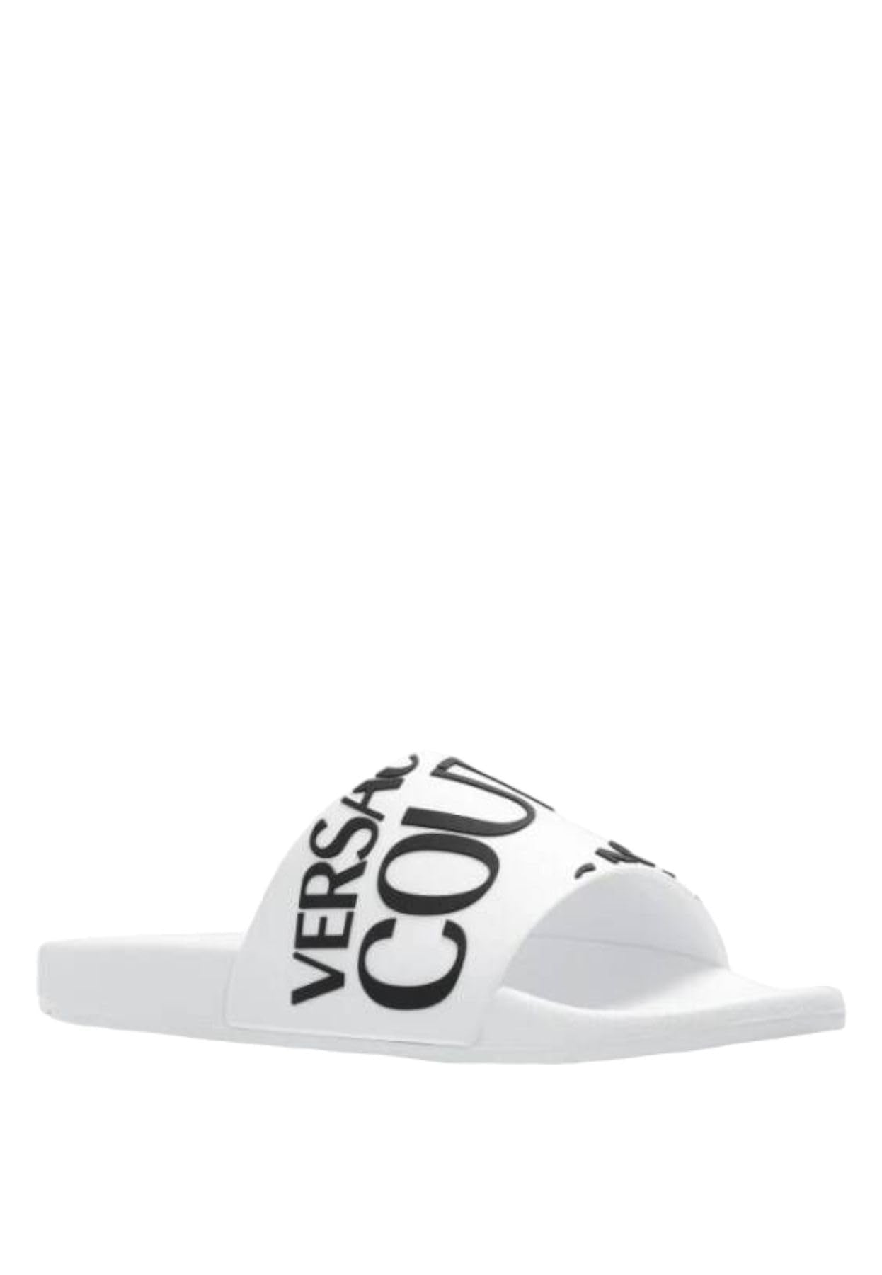 VERSACE JEANS COUTURE Men Slides White - Black