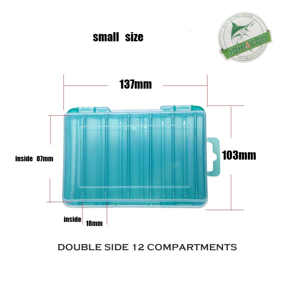 Double-sided Double-layer Tool Hard Bait Box Storage