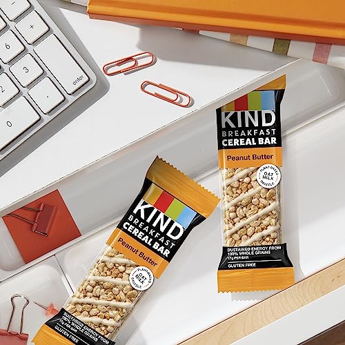 KIND Breakfast, Healthy Snack Bar, Almond Butter, Gluten Free Breakfast Bars, 8g Protein, 1.76 OZ Packs (6 Count)