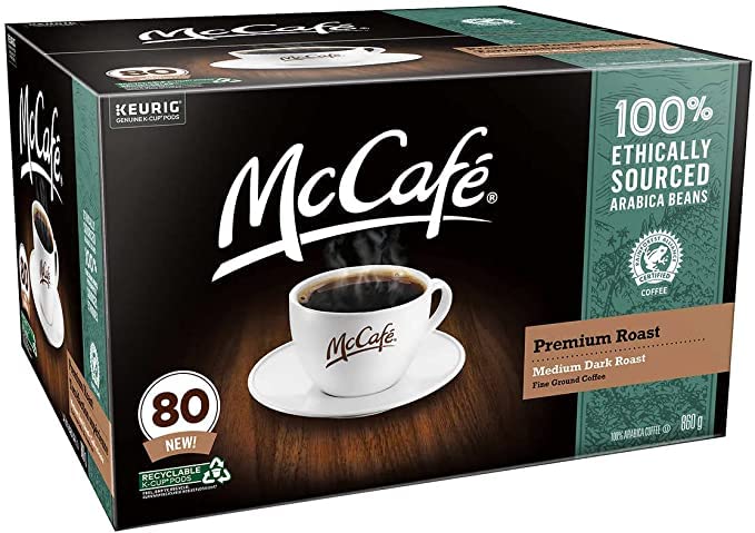 McCafe Premium Roast Coffee, Keurig Single Serve K-Cup Pods, Medium Roast, 24 Count (Pack of 4)