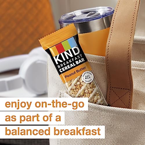 KIND Breakfast, Healthy Snack Bar, Almond Butter, Gluten Free Breakfast Bars, 8g Protein, 1.76 OZ Packs (6 Count)