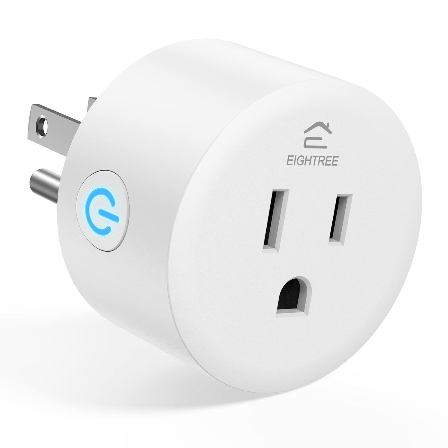 EIGHTREE Smart Plug, Smart Home WiFi Outlet Works with Alexa & Google Home, Smart Socket with Remote Control & Timer Function, 2.4GHz WiFi Only