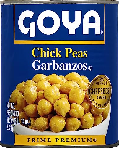 Goya Foods Chick Peas, Garbanzo Beans, 15.5 Ounce (Pack of 8)