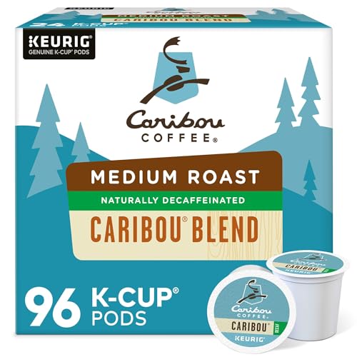 Caribou Coffee Caribou Blend, Keurig Single-Serve K-Cup Pods, Medium Roast Coffee, 32 Count