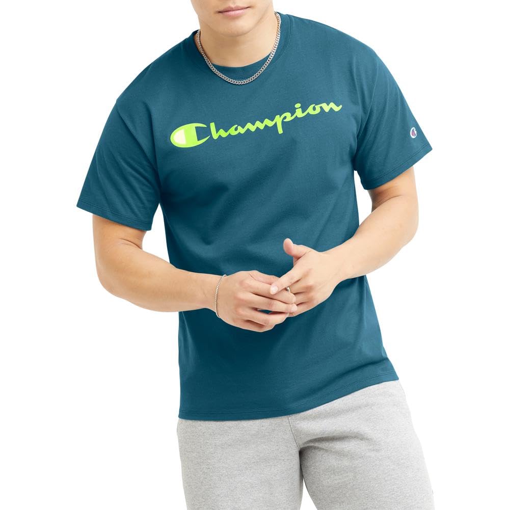 Champion Men's T-shirt, Classic Tee for Men, Men's T-shirt, Men's Tee (Reg. Or Big & Tall)