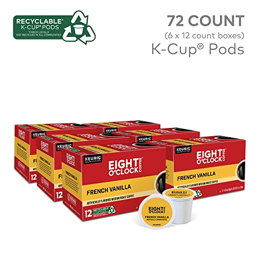 Eight O'Clock Coffee The Original Keurig Single-Serve K-Cup Pods, Medium Roast Coffee, 96 Count (4 Packs of 24)