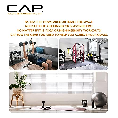 CAP Barbell Dumbbell Set with Rack | Multiple Options in 150lbs and 210lbs