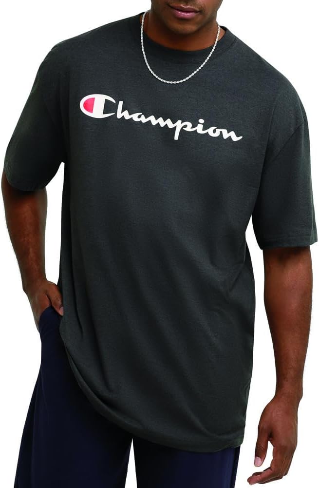 Champion Men's T-shirt, Classic Tee for Men, Men's T-shirt, Men's Tee (Reg. Or Big & Tall)