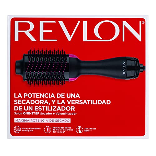 REVLON One-Step Hair Dryer And Volumizer Hot Air Brush, Black, Packaging May Vary, Black Volumizer, 1 Count