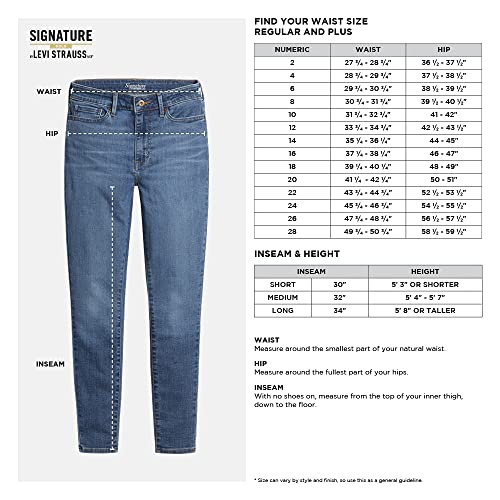 Signature by Levi Strauss & Co. Gold Women's Curvy Totally Shaping Straight Jeans (Available in Plus Size)