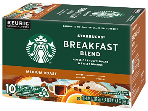 Starbucks K-Cup Coffee Pods—Medium Roast Coffee—Pike Place Roast for Keurig Brewers—100% Arabica—4 boxes (96 pods total)