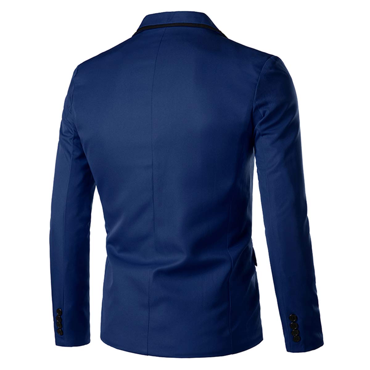 Cloudstyle Mens Casual Slim Fit Suit Jacket 1 Button Daily Blazer Business Sport Coat Tops