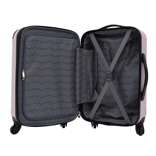 Travelers Club Chicago Hardside Expandable Spinner Luggages, Black, 20" Carry-On