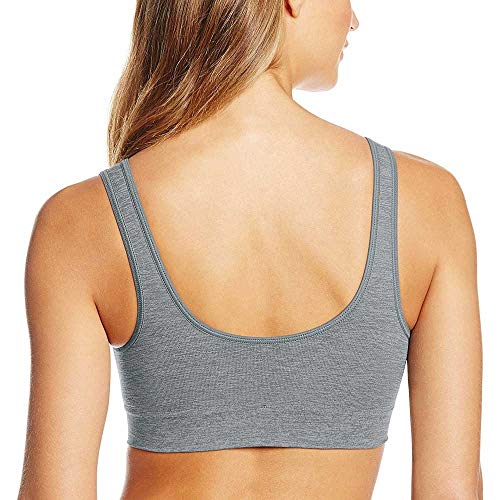 Hanes Women's Cozy Wireless Bra, Full-Coverage Pullover Bra, Seamless T-Shirt Bra