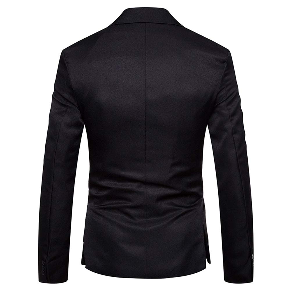 Cloudstyle Mens Casual Slim Fit Suit Jacket 1 Button Daily Blazer Business Sport Coat Tops