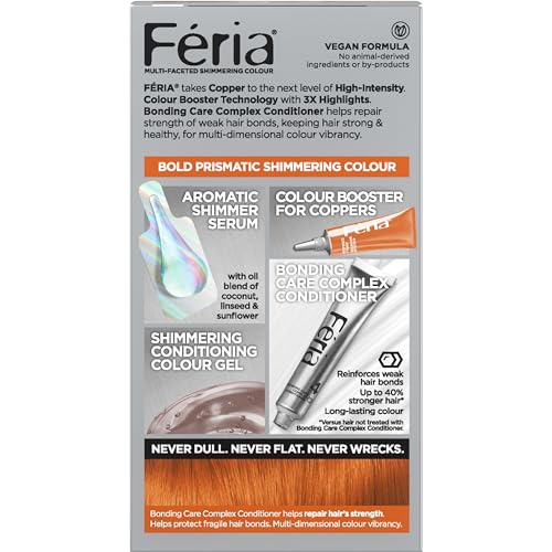 L'Oreal Paris Feria Hyper Platinum Advanced Lightening System Hair Bleach, Lifts Up To 8 Levels, Includes Anti Brass Purple Conditioner, 1 Hair Dye Kit