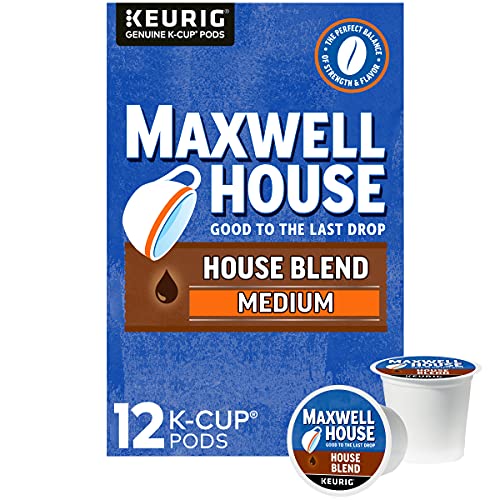 Maxwell House House Blend Medium Roast K-Cup Coffee Pods (84 ct Box)