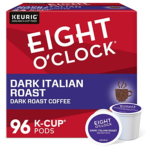 Eight O'Clock Coffee The Original Keurig Single-Serve K-Cup Pods, Medium Roast Coffee, 96 Count (4 Packs of 24)