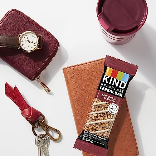 KIND Breakfast, Healthy Snack Bar, Almond Butter, Gluten Free Breakfast Bars, 8g Protein, 1.76 OZ Packs (6 Count)