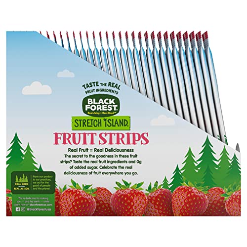 Stretch Island Black Forest Fruit Strips, Variety Pack, Cherry, Apple, Raspberry, Grape, Strawberry, Apricot, 0.5ounce Strips (Pack of 48)