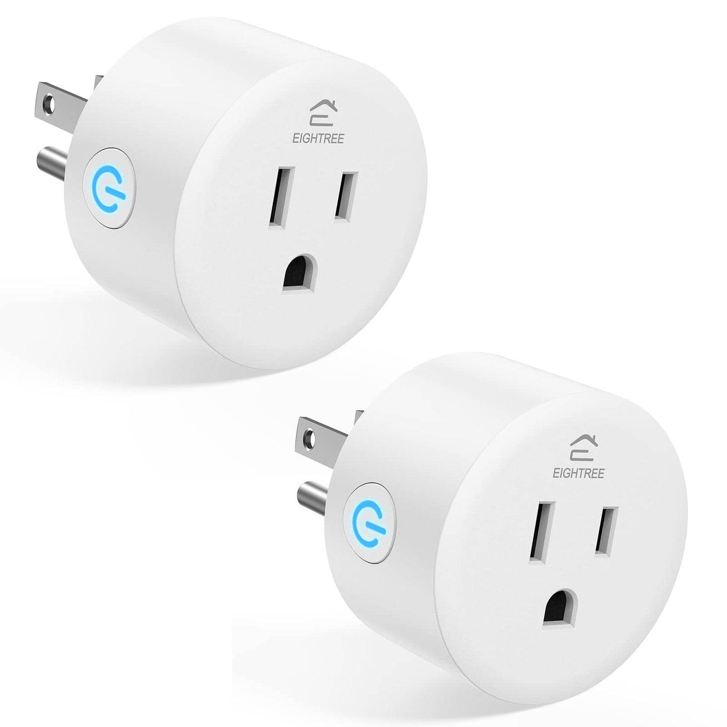 EIGHTREE Smart Plug, Smart Home WiFi Outlet Works with Alexa & Google Home, Smart Socket with Remote Control & Timer Function, 2.4GHz WiFi Only