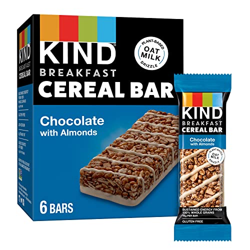 KIND Breakfast, Healthy Snack Bar, Almond Butter, Gluten Free Breakfast Bars, 8g Protein, 1.76 OZ Packs (6 Count)