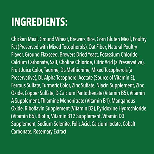 Greenies Feline Adult Natural Dental Cat Treats, Oven Roasted Chicken Flavor, 9.75 oz. Tub