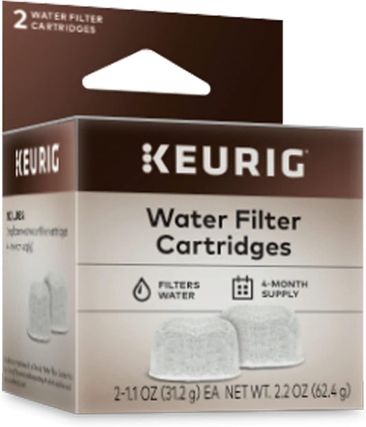 Keurig Water Filter Refill Cartridges, Replacement Water Filter Cartridges, Compatible with 2.0 K-Cup Pod Coffee Makers, 2 Count