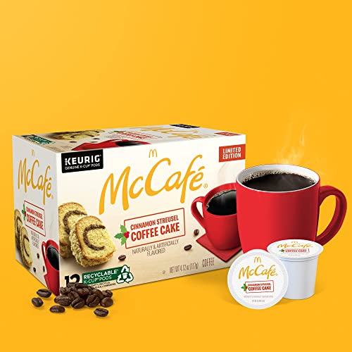 McCafe Premium Roast Coffee, Keurig Single Serve K-Cup Pods, Medium Roast, 24 Count (Pack of 4)