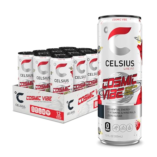 CELSIUS Assorted Flavors Official Variety Pack, Functional Essential Energy Drinks, 12 Fl Oz (Pack of 12)