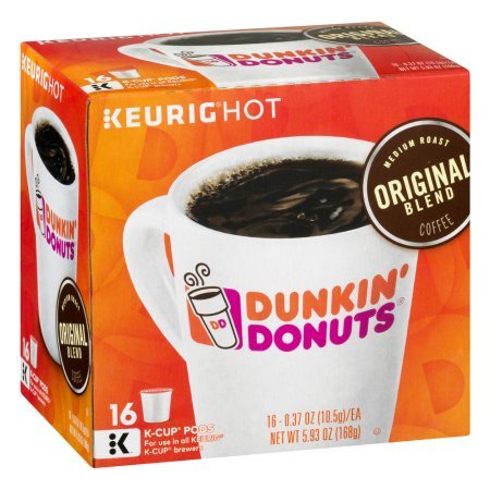 Dunkin' Original Blend Single Serve Keurig K-Cup Pods, Medium Roast Coffee, 60 Pods total (6 Boxes of 10)